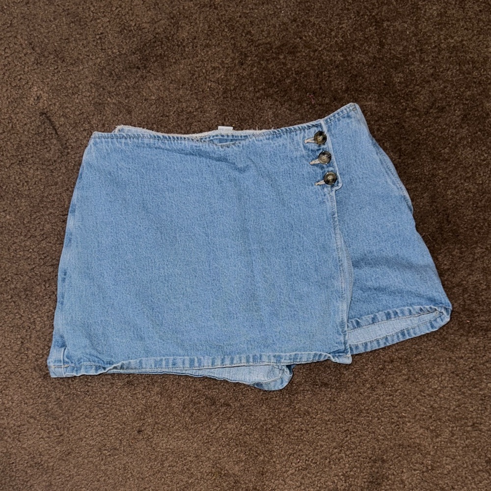 Vintage Forever 21 Blue Denim Skort